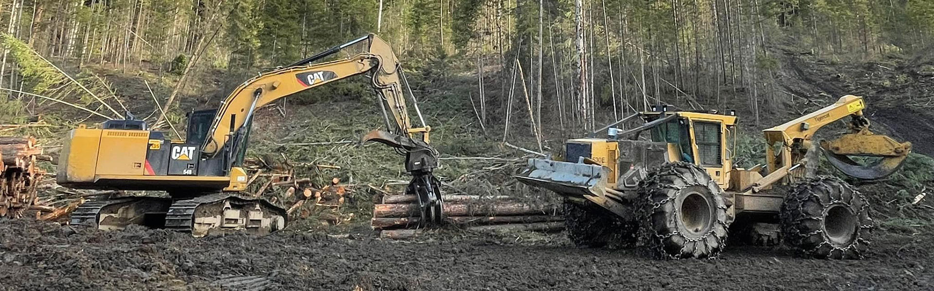 Double T Dirtworx logging division provides logging and trucking services